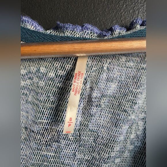 Free People Oh My Baby Tee Seagrass Combo Sz S - Picture 4 of 8